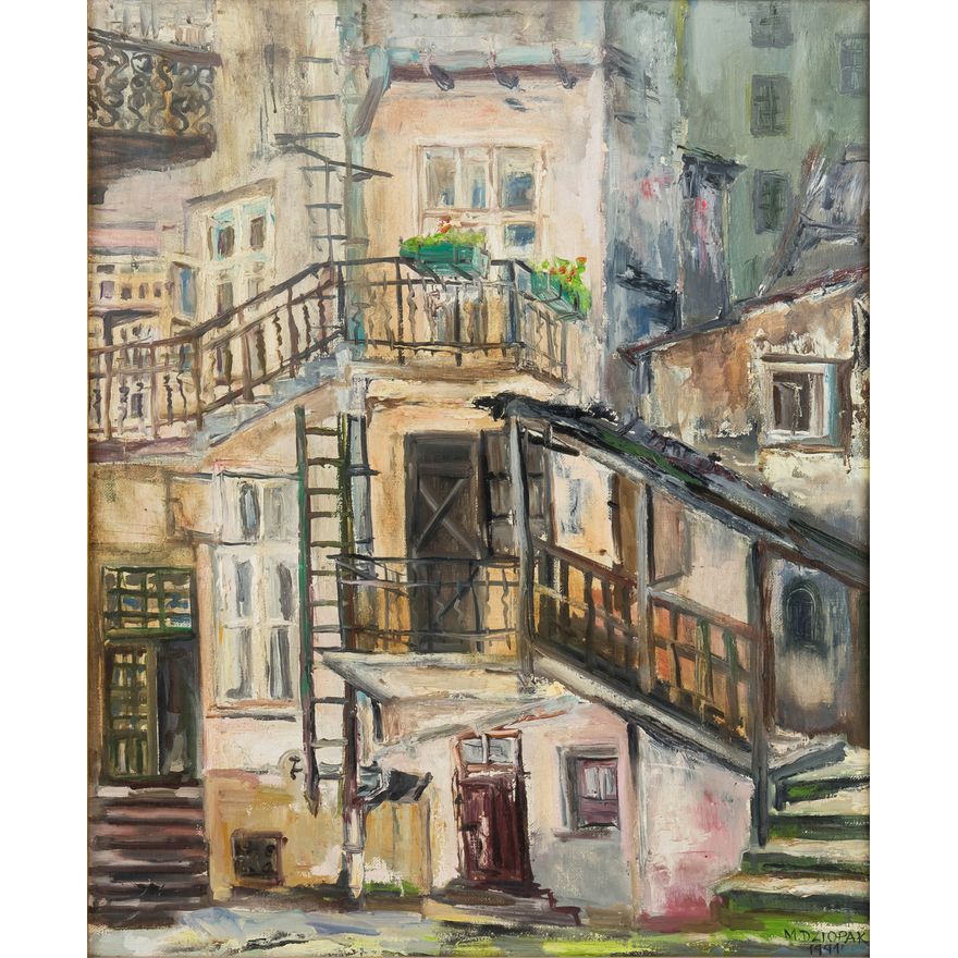 Maria Dziopak | Podwórko na Miodowej, 1991 r.