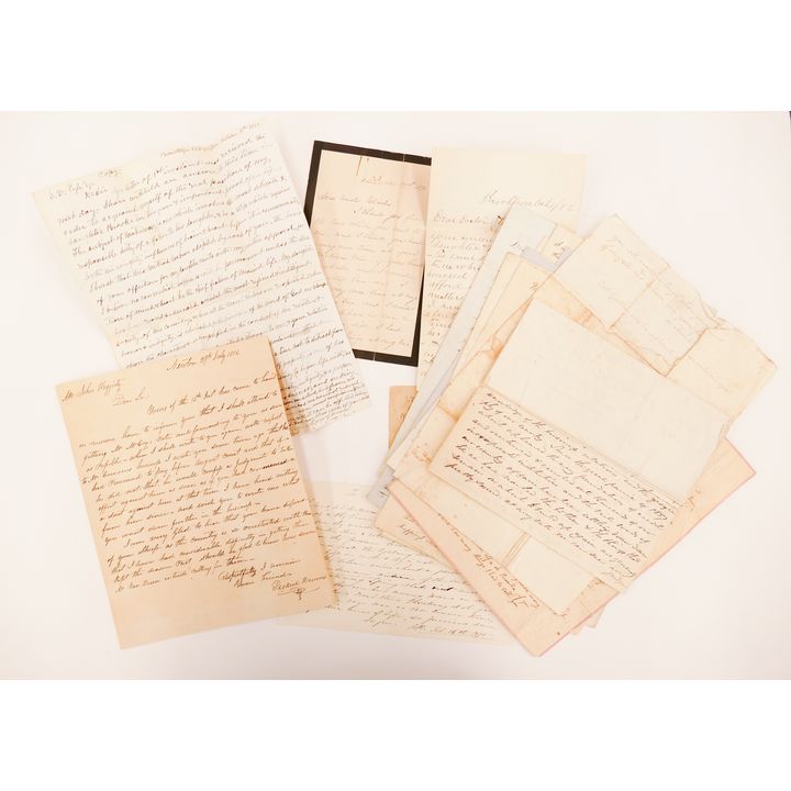 Grouping 19th Century Personal Letters. 1816-1898