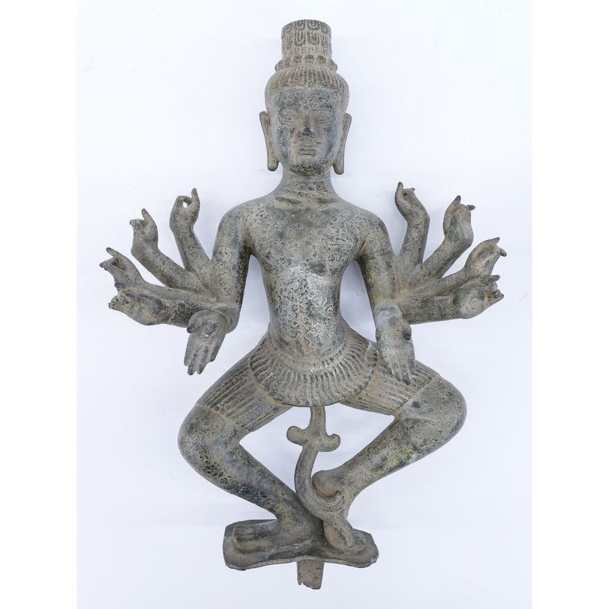 Khmer Style 18th/19th Cent. Bronze Tantric Shiva