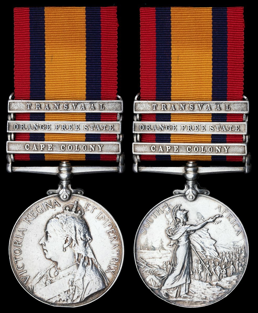 Queen's South Africa 1899-1902, 3 clasps, Cape Colony, Orange Free ...