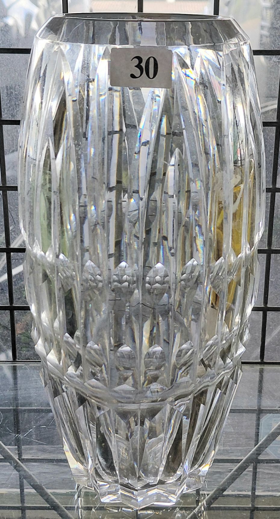 30 · WATERFORD CRYSTAL VASE