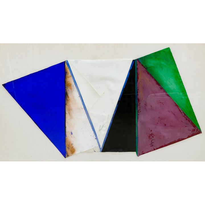Peter Millet ''Dancing Triangle Series'' 1979 Mixed