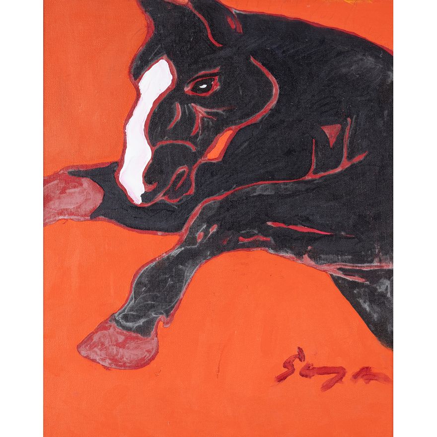 Billy Soza Warsoldier (1949-2014), Untitled (Red Pony)