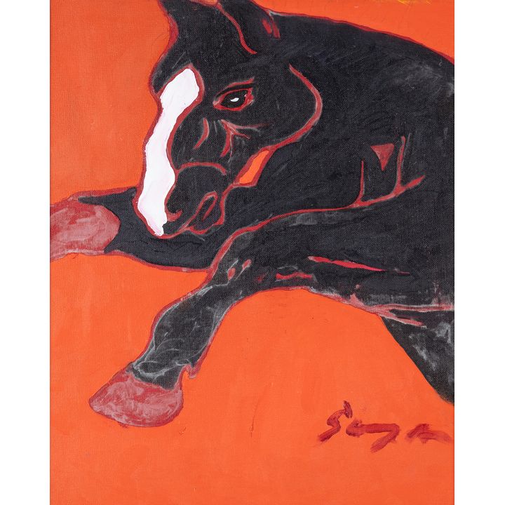 Billy Soza Warsoldier (1949-2014), Untitled (Red Pony)