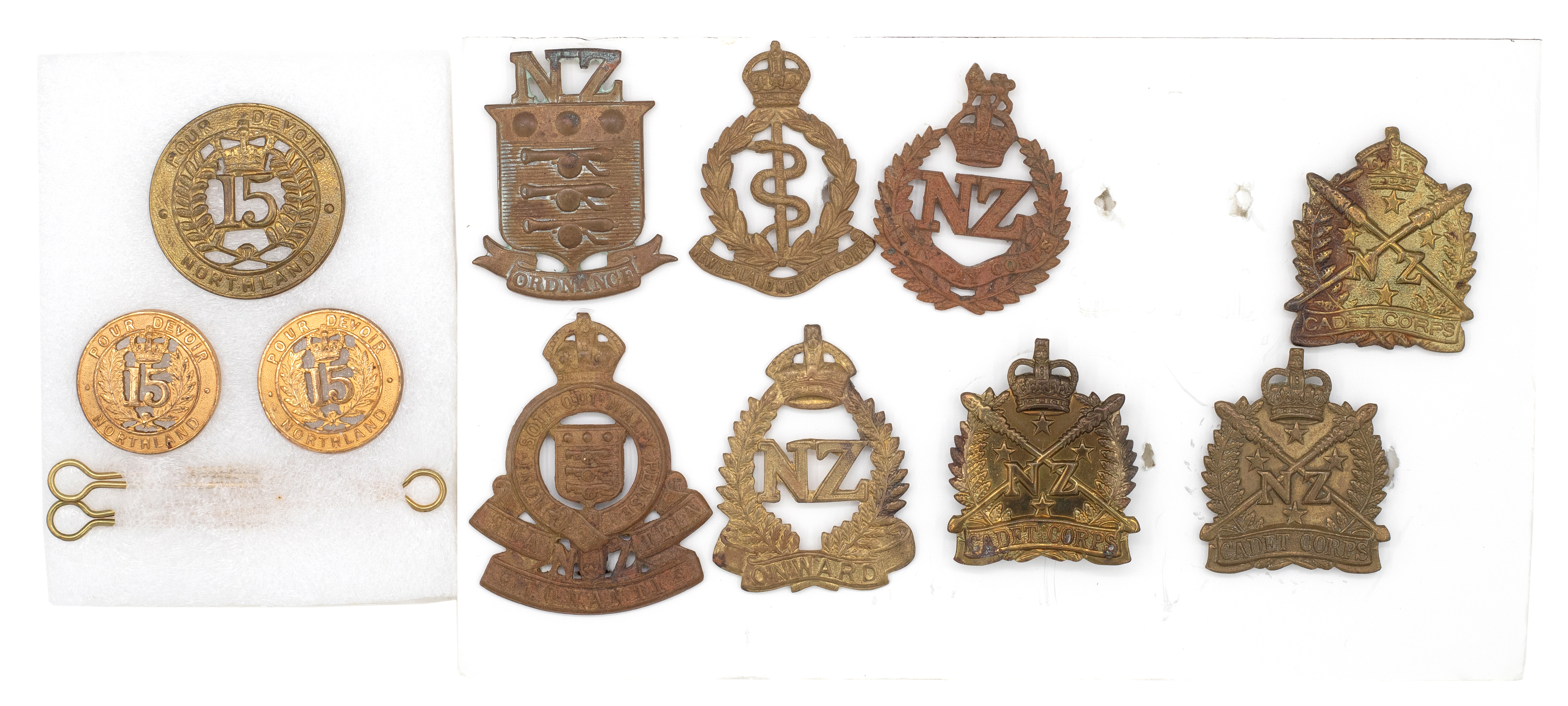 New Zealand, New Zealand Cap Badges, 1914 - 1960, VGC