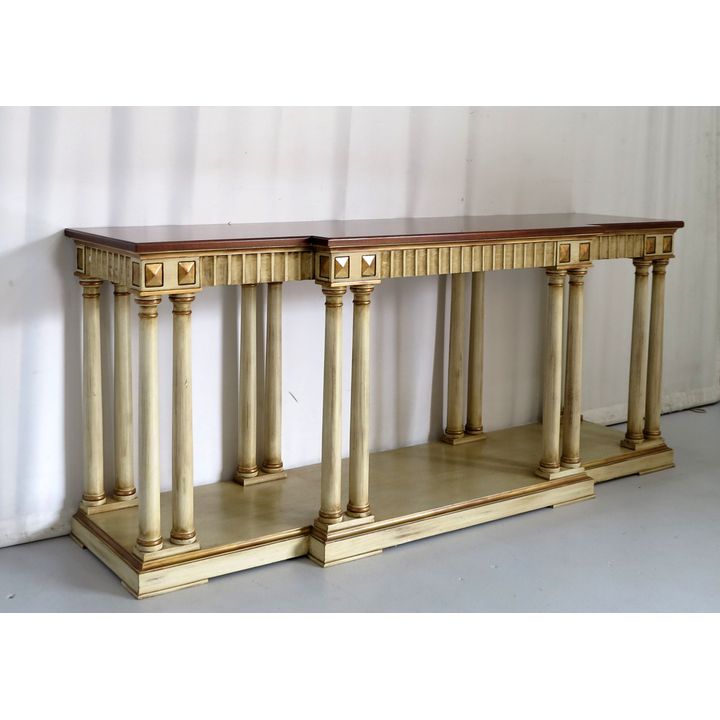 LARGE PAINTED TWO-TIER SERVER