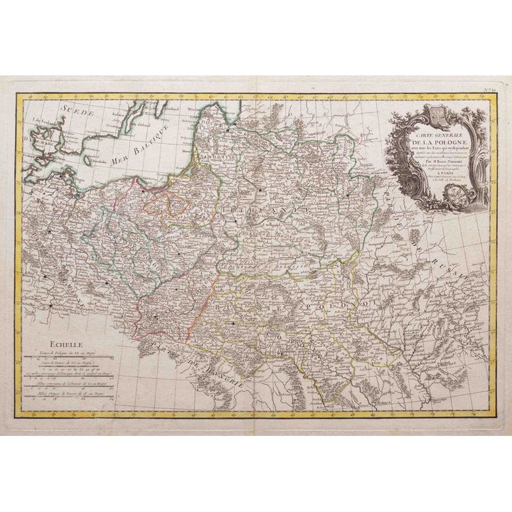 Giovanni Antonio Rizzi-Zannoni | Carte generale de la Pologne
