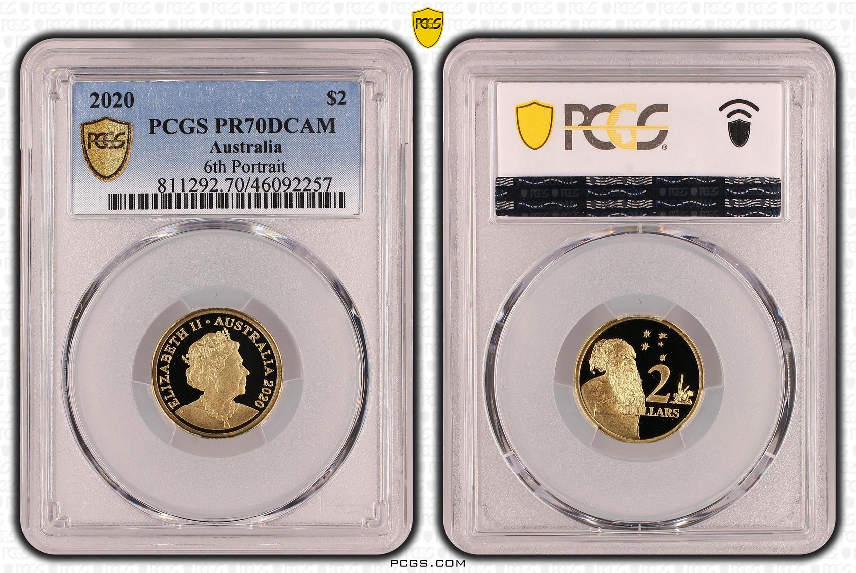 Elizabeth II, 6th Portrait, Two Dollars, 2020, PCGS PR 70DCAM