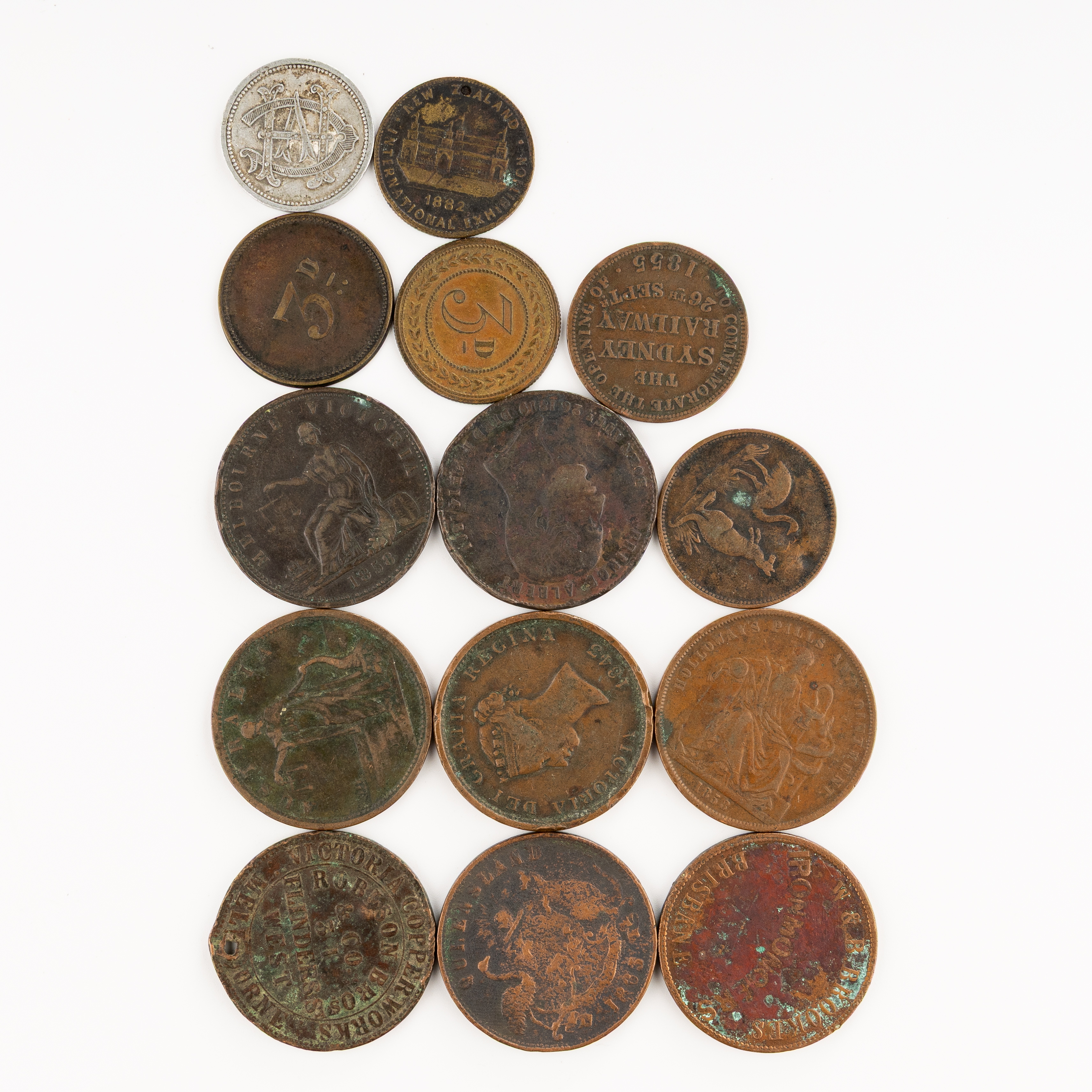 Halfpenny - Penny, G - aF