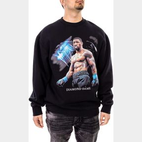 SHOE PALACE MEN'S CREED DAME WASHED CREWNECK IN BLACK