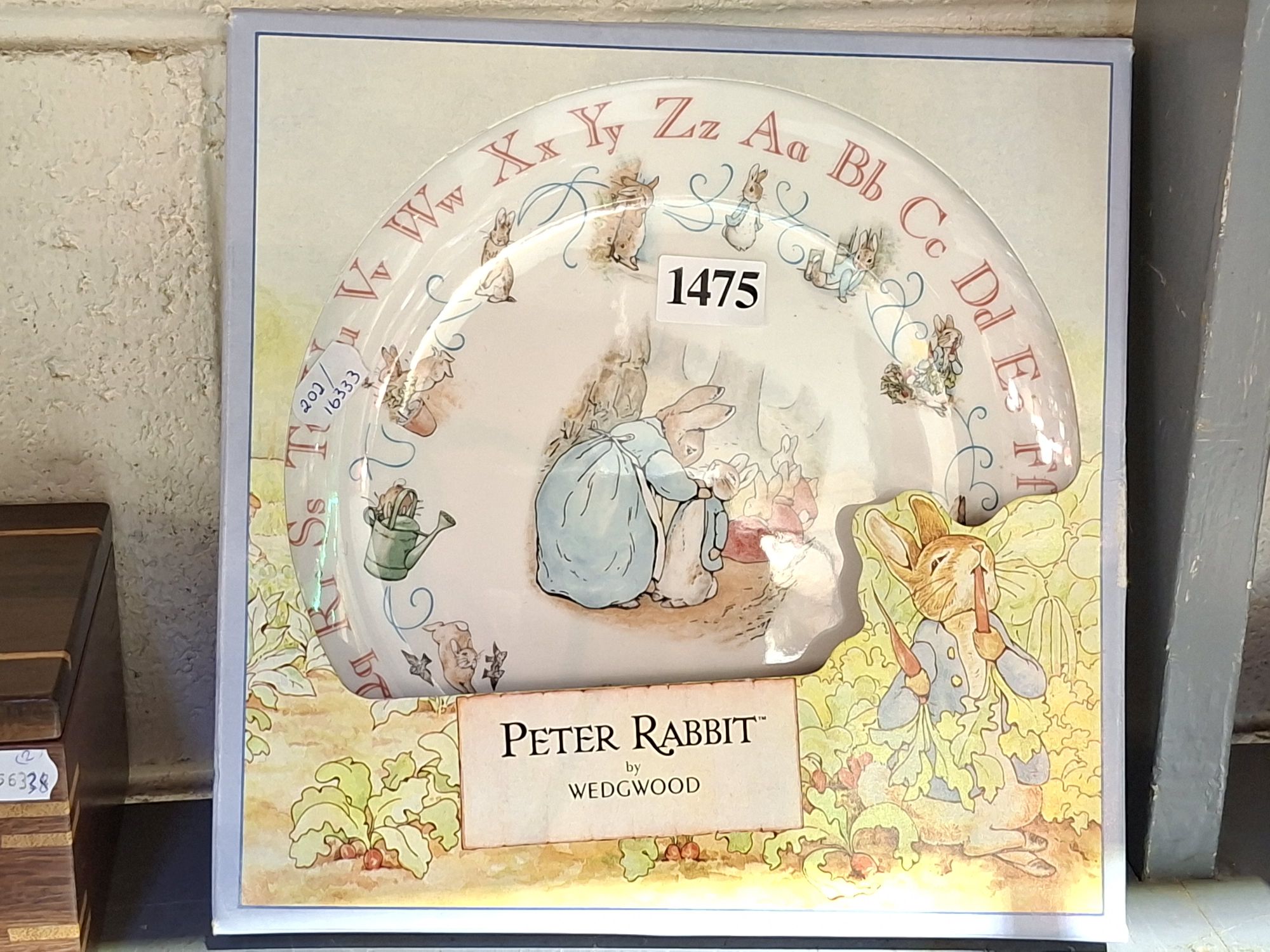 PETER RABBIT ALPHABET PLATE