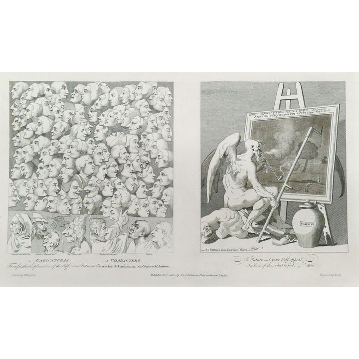 20pc Etchings Thomas Cook 'Hogarth Restored. The Whole Works of the Celebrated Willam Hogarth', London 1812- 17x23.5'' sheets