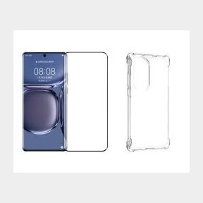 Protection bundle for Huawei P50 Pro - Bumper cover tempered glass screen protector - 51748/12323 AS B3 (S9)