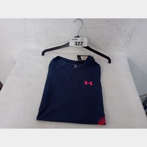 UNDER ARMOUR MEN S ISO-CHILL LASER HEAT SHORT SLEEVE TEE - DOWNPOUR GRAY/PINK SHOCK/REFLECTIVE - MEN S -