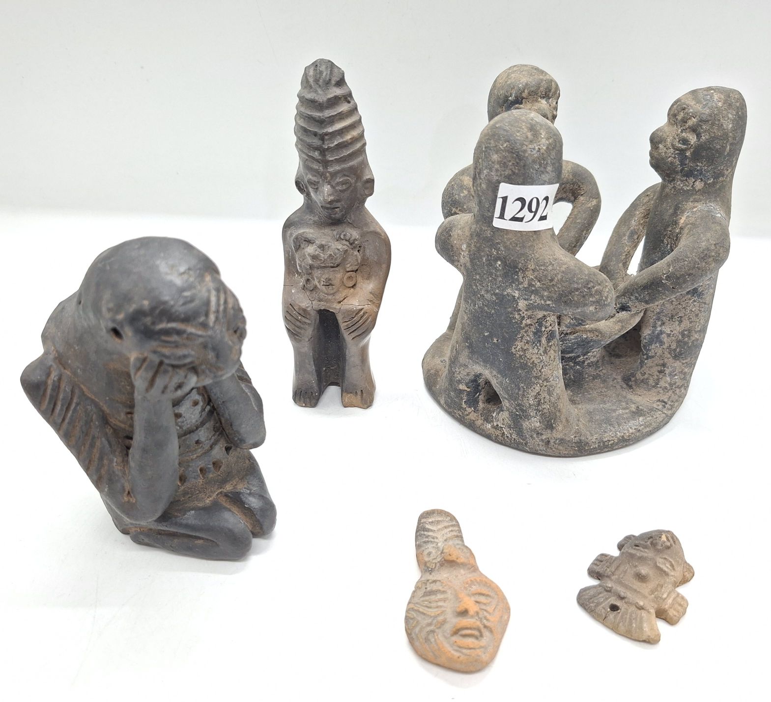 Tribal Statues And Whistle