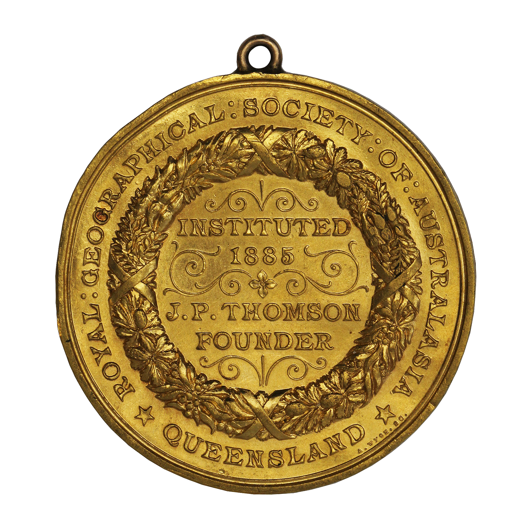 Royal Geographical Society of Australasia - Queensland Gold Medal, EF