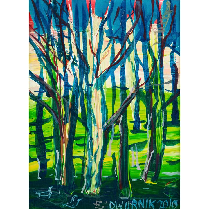Edward Dwurnik | Sosny, 2016