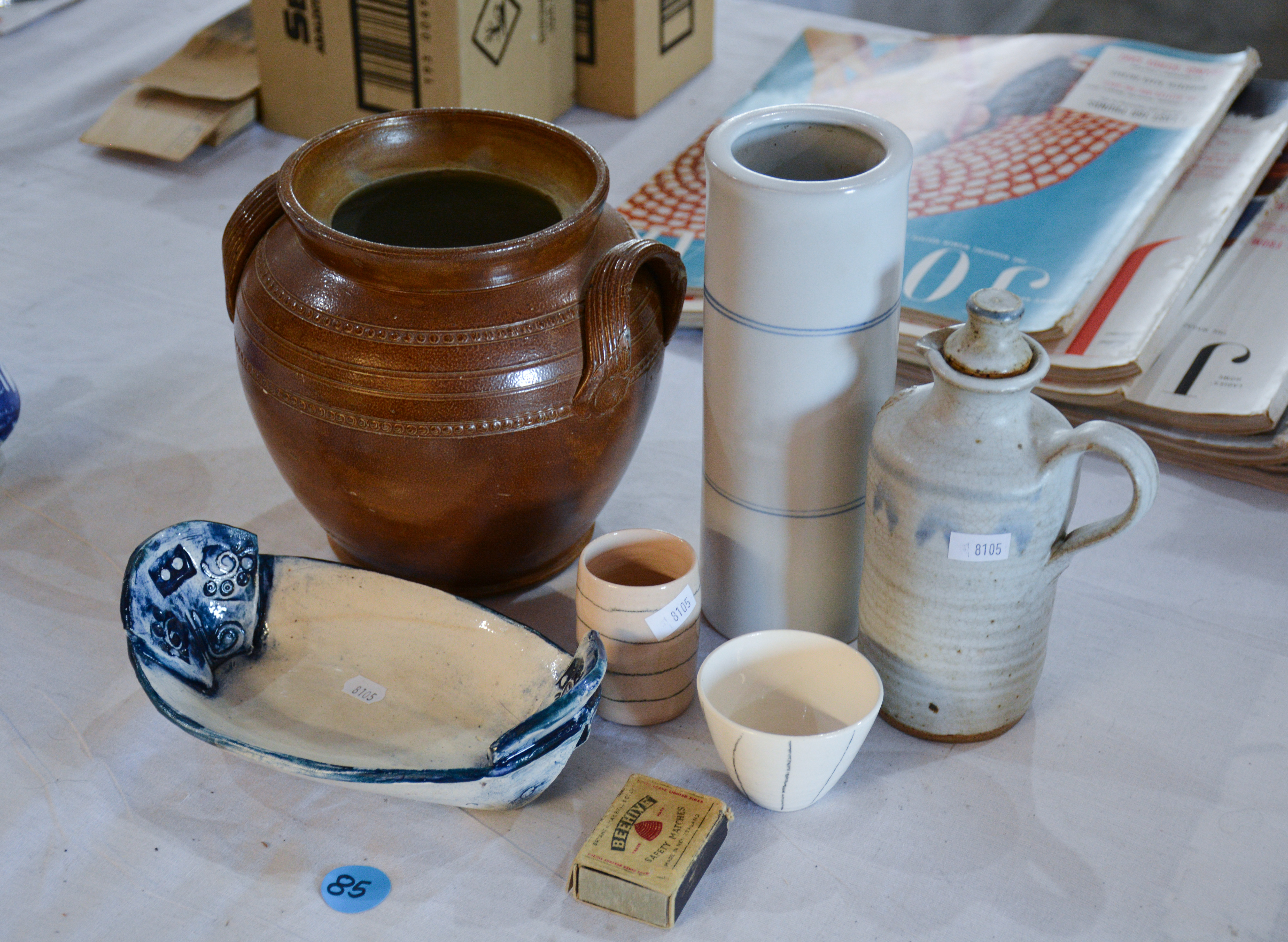 Collection of Pottery Items — sold at auction in New Zealand for $15