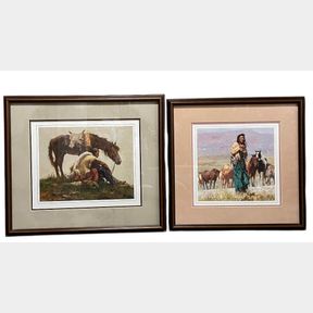 Two Signed Limited Edition Terpning Prints