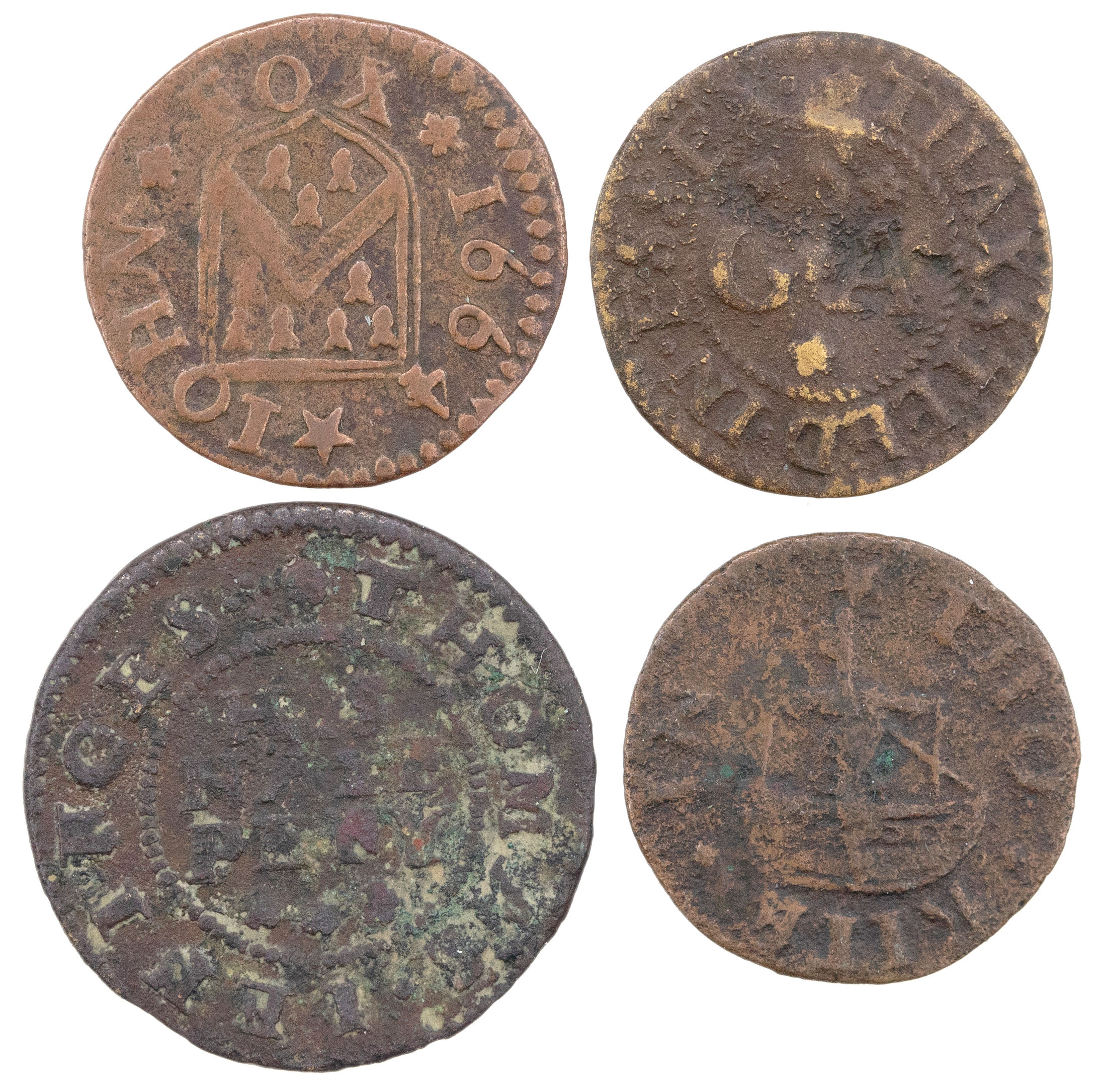 Great Britain, Canterbury, Kent, Halfpenny, 1669, Fine