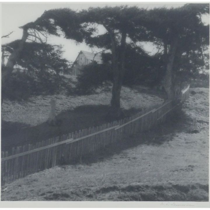 William Dassonville ''Untitled'' (Landscape with House)