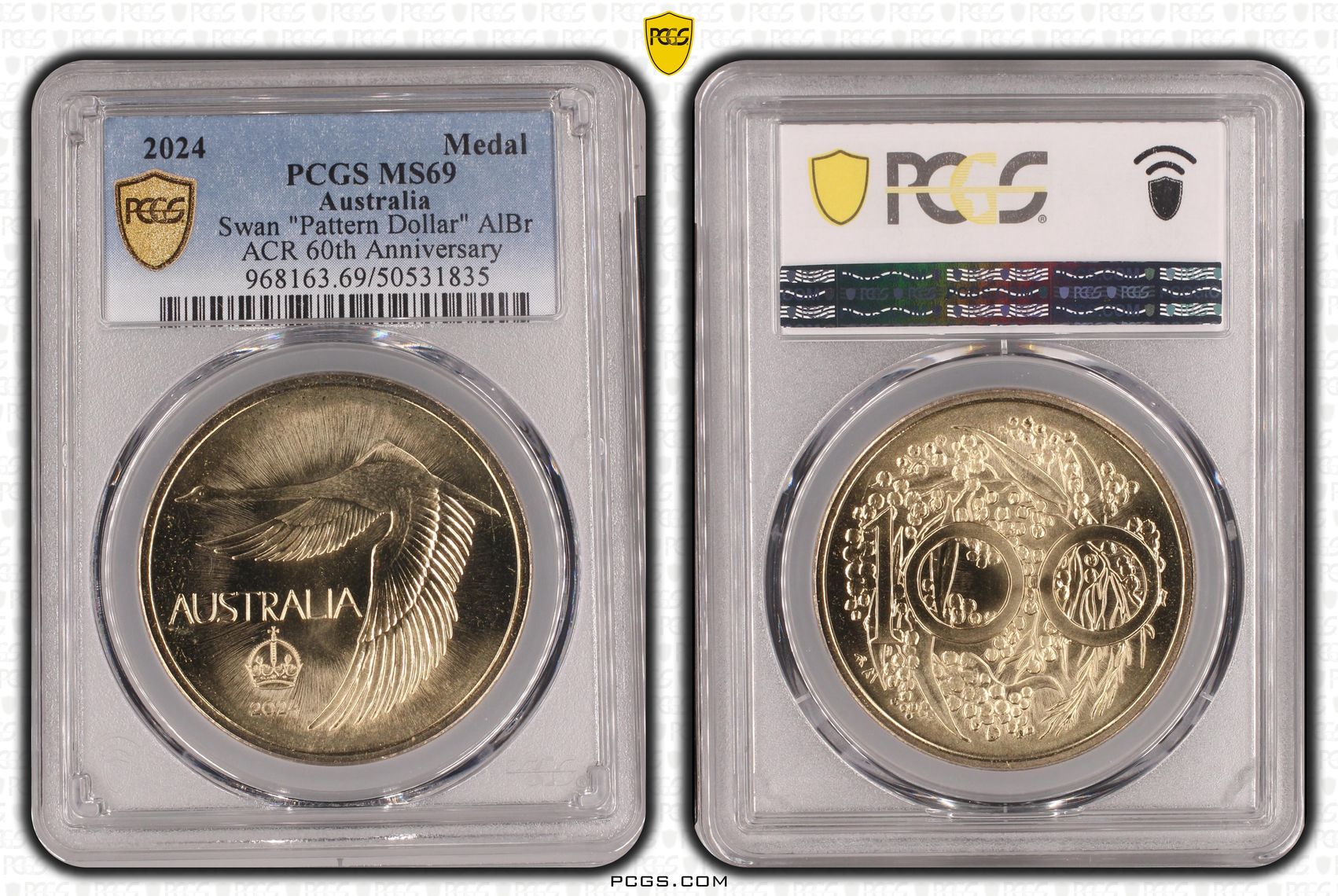 Medal, 2024, PCGS MS69