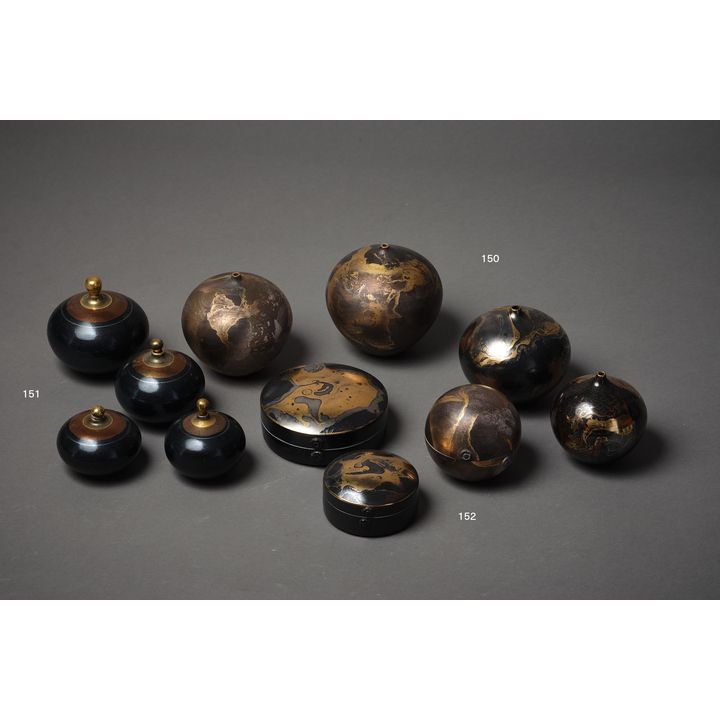 Patti Meads - Two lidded pots