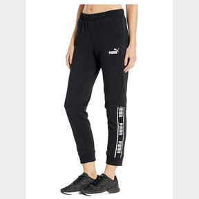 PUMA SPELL OUT AMPLIFIED LOGO STRIPE JOGGER SZ M