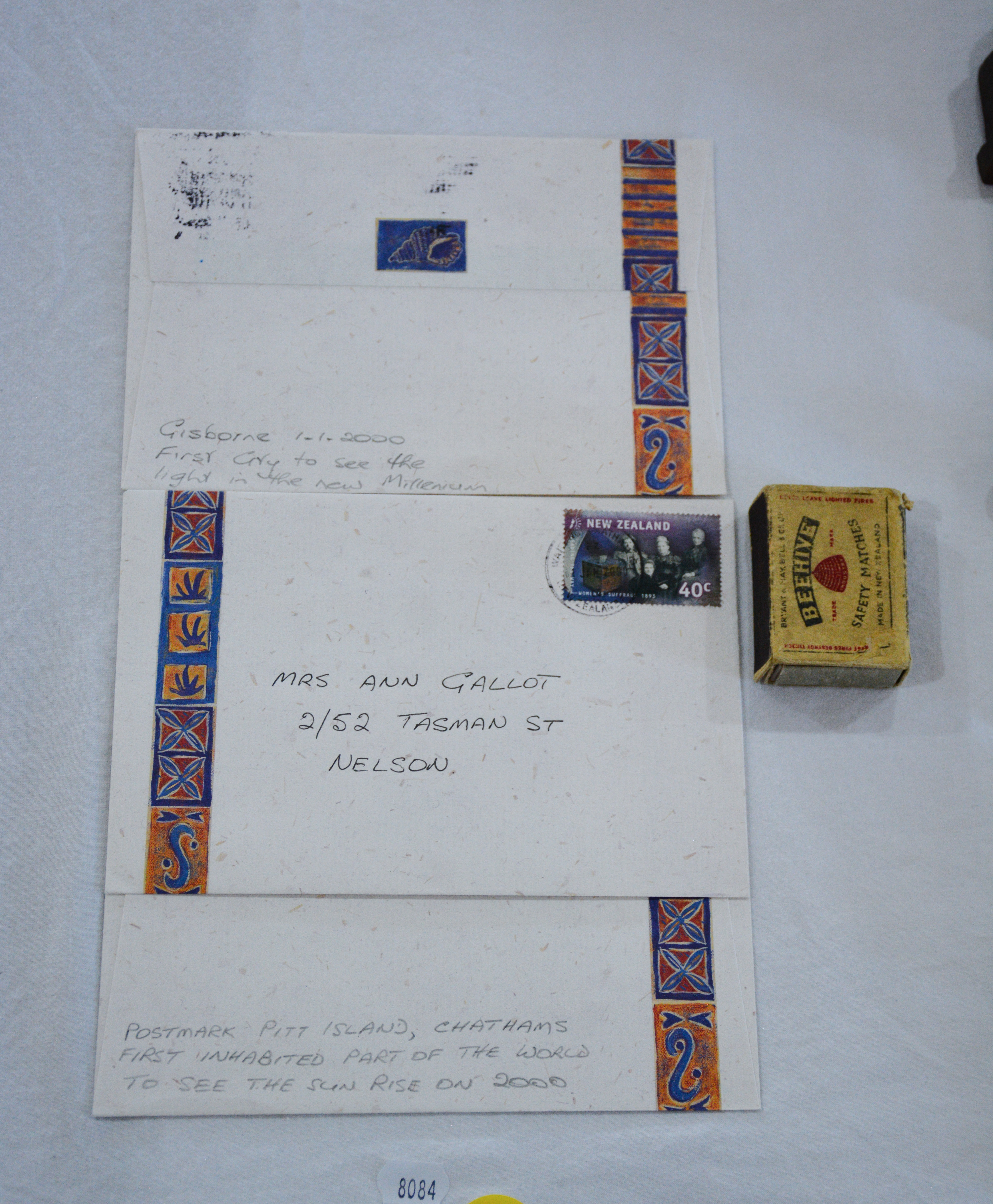 Stamped Envelopes Featuring New Millenium — NZ auction result