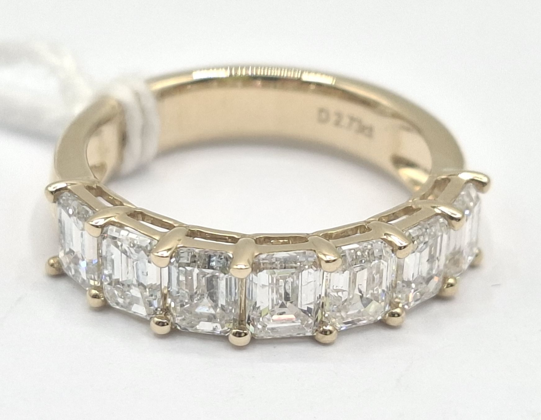 287 · 14K YELLOW GOLD ETERNITY RING