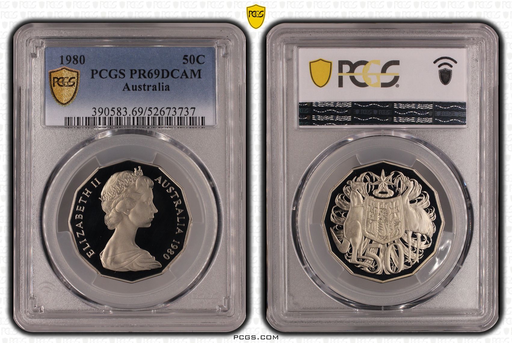 Fifty Cent, 1980, PCGS PR69DCAM