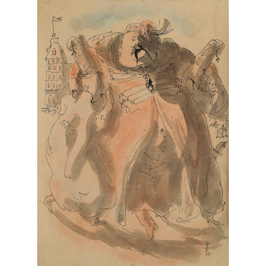 Feliks Topolski | Zagłoba, 1934 r.