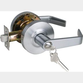 70MM LATCH HISAFE STOREROOM DOOR HANDLE HEAVY DUTY GRADE 2 COMMERCIAL DOOR LOCKS, NON-HANDED, UL 3 HOUR FIRE RATED, ADA COMPLIANT,