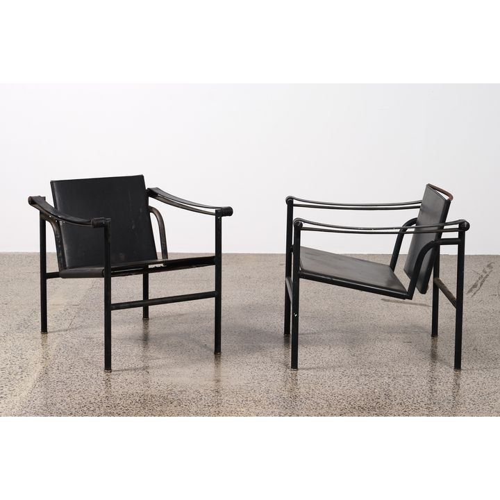 Le Corbusier, Pierre Jeanneret and Charlotte Perriand (designers) - An original pair of LC1 or ‘Basculant’ chairs