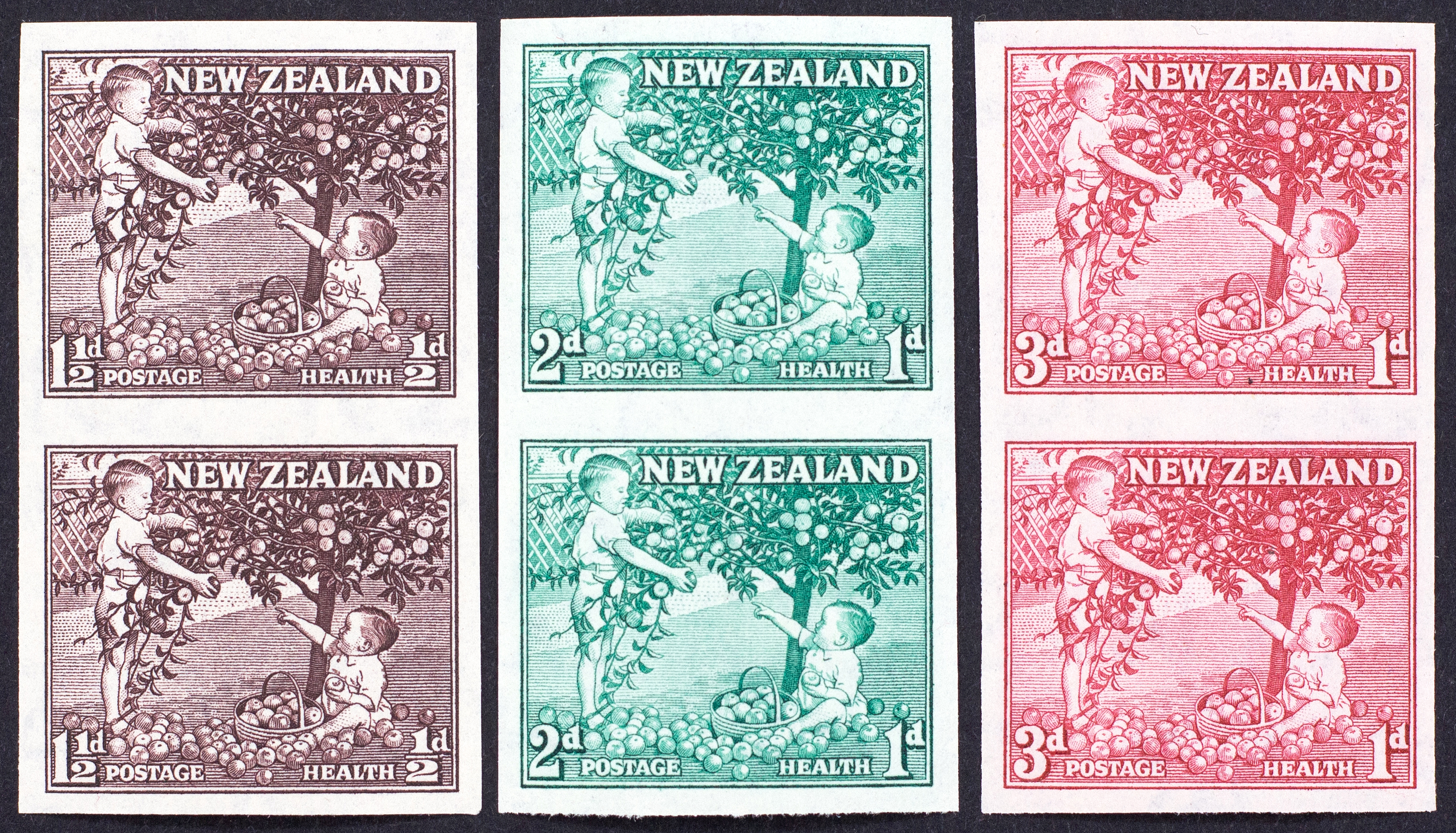 New Zealand, Proof Pairs, 1956, Fine