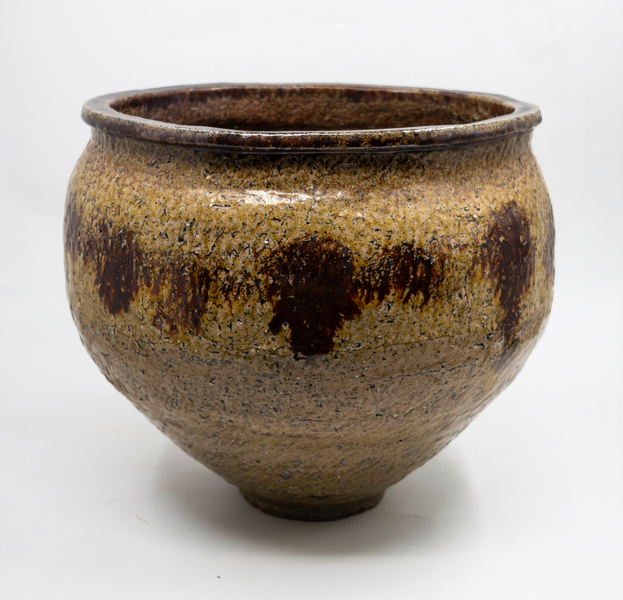 Graeme Storm - Rare and unique large coiled planter — sold at auction in New Zealand for $550
