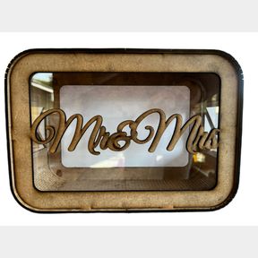 Wedding Mr Mrs Post Box For Wedding Cards Envelopes |