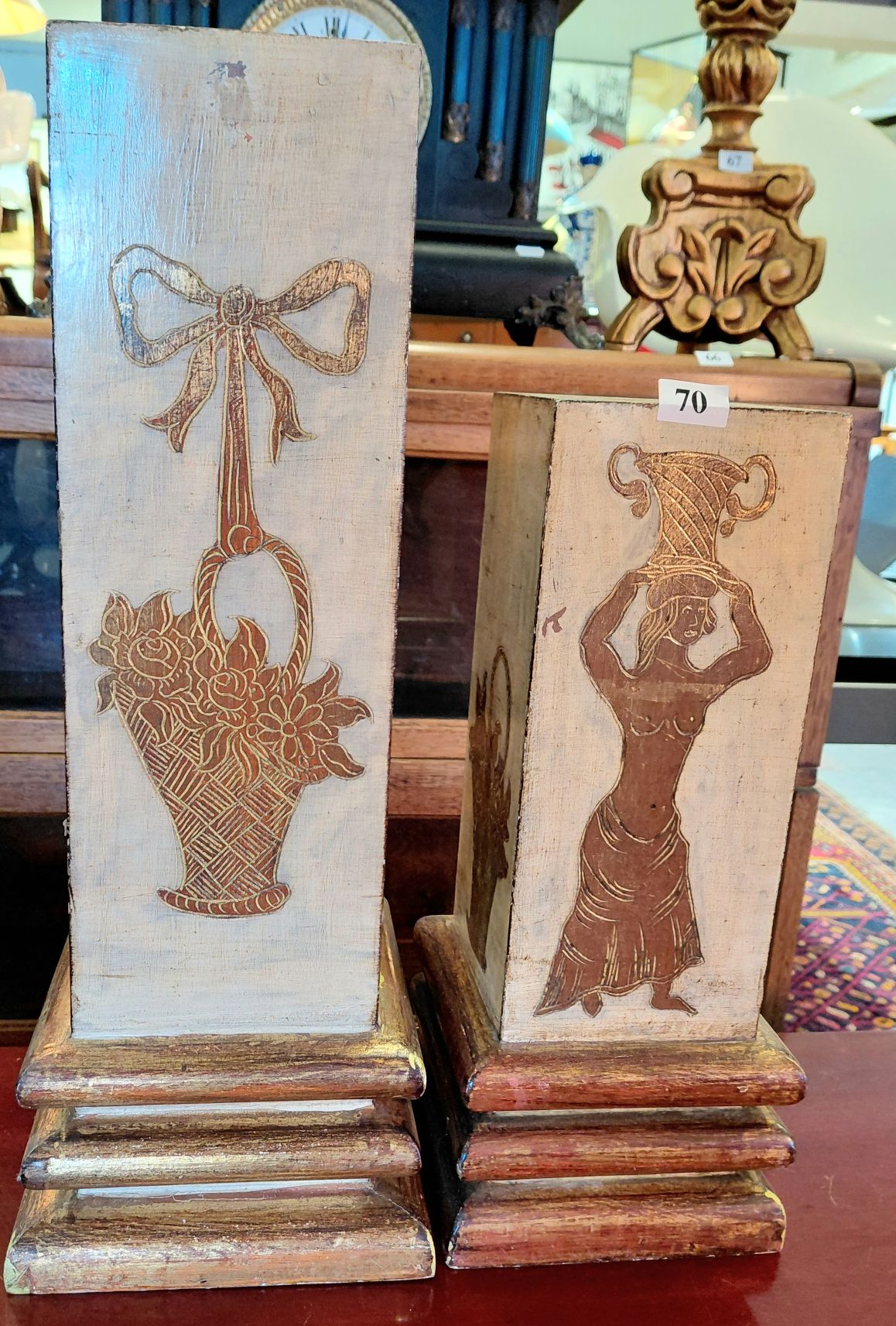 70 · TWO ITALIAN STYLE STANDS