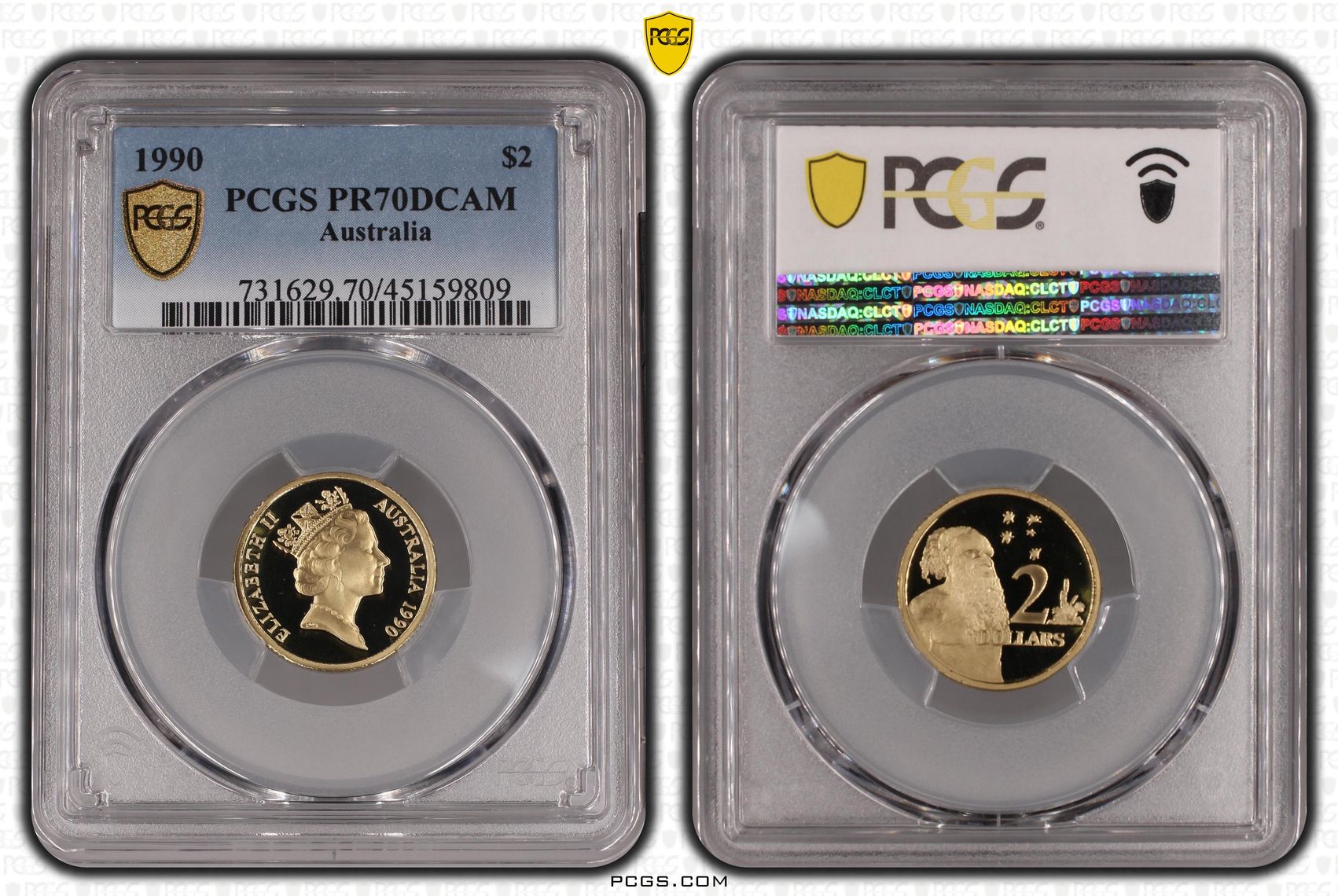 Two Dollar, 1990, PCGS PR70DCAM
