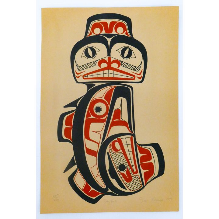 Jean Ferrier ''Dogfish'' 1977 S/N Lithograph 15''x10''