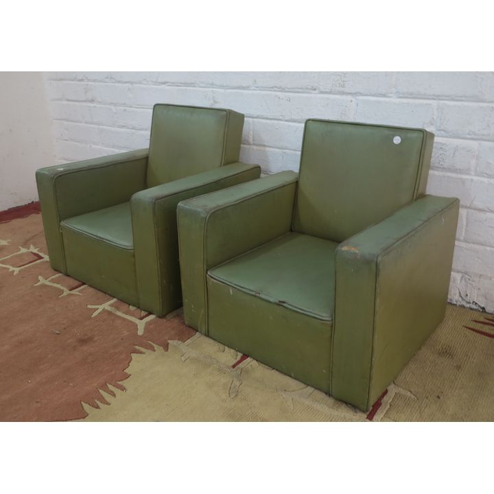 PAIR OF CHILDREN'S ARMCHAIRS