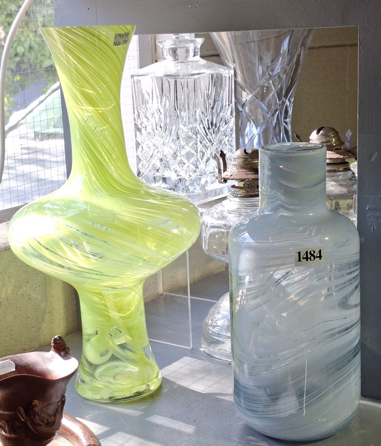 Modern Art Glass Duo