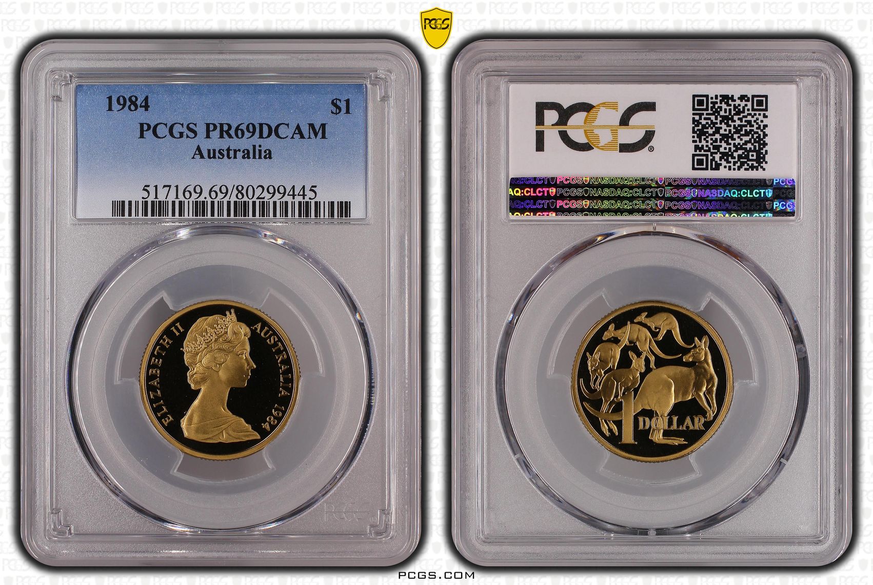 One Dollar, 1984, PCGS PR69DCAM