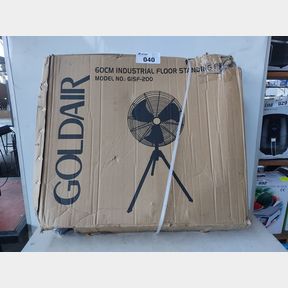 GOLDAIR GISF-200 PEDESTAL FAN - METALLIC (600MM)