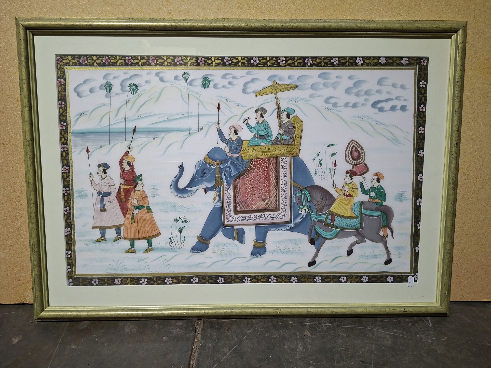 Indian Painting On Silk