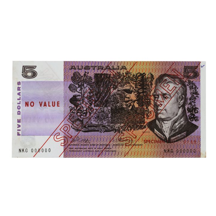 Phillips/Wheeler, Five Dollars, 1974, aUNC
