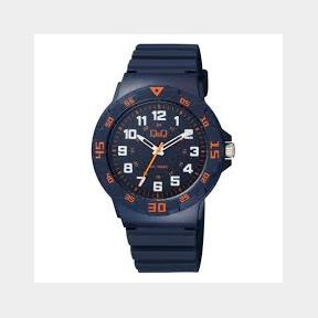Q Q Gents Plastic Fashion Watch - Blue - Bar 4966006849851 - 51746/1246