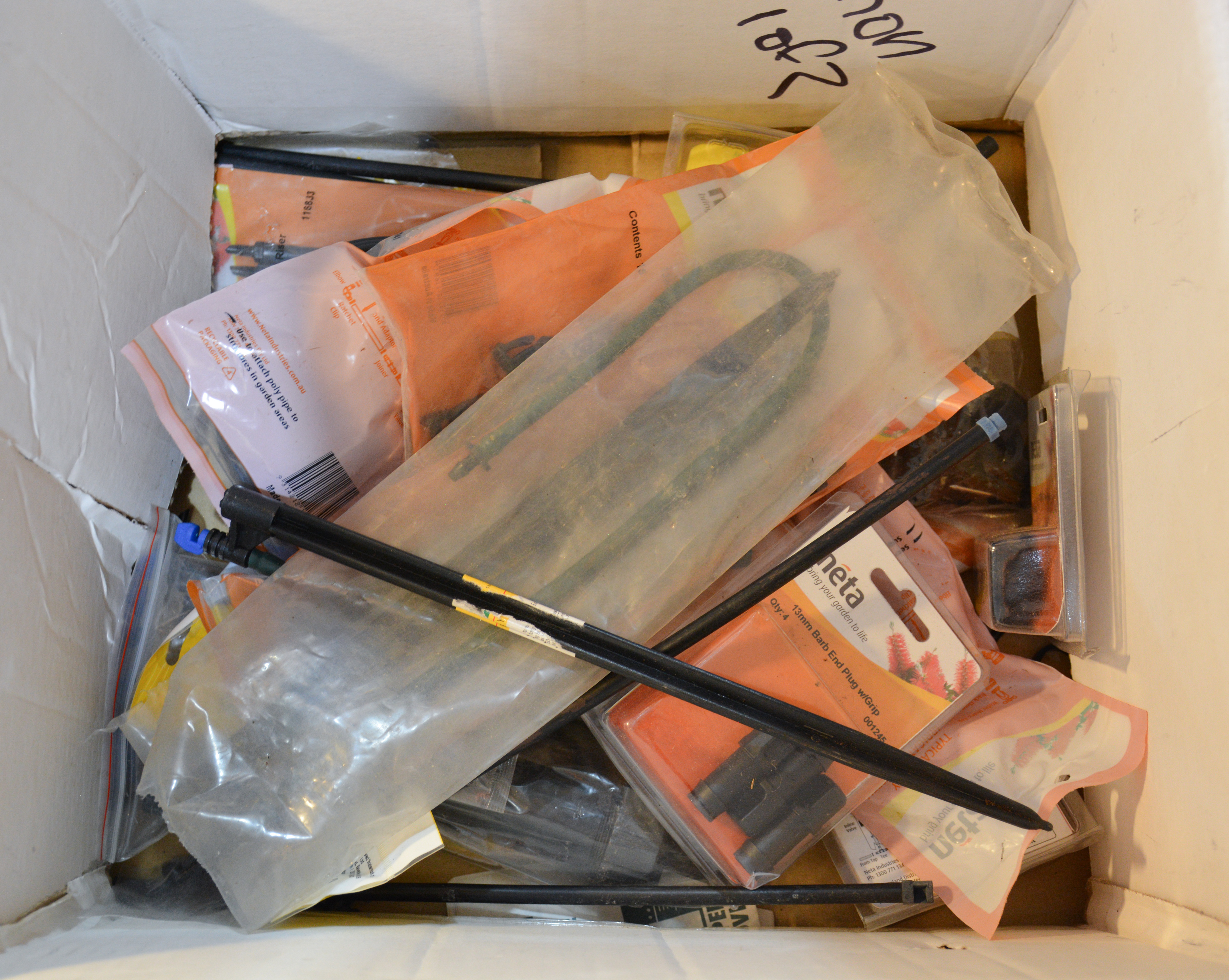 Carton of Irrigation Garden Items — sold at auction in New Zealand for $15