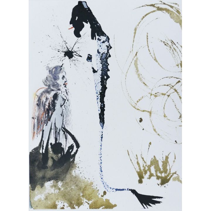 Salvador Dali ''Idolum Nomine Bel'' (Biblia Sacra) Color Lithograph