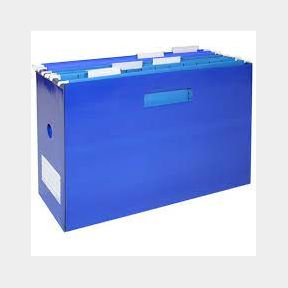 Bantex Portable Suspension File Box - Blue - Blue | SJ 51679/15633 B3 (S5)